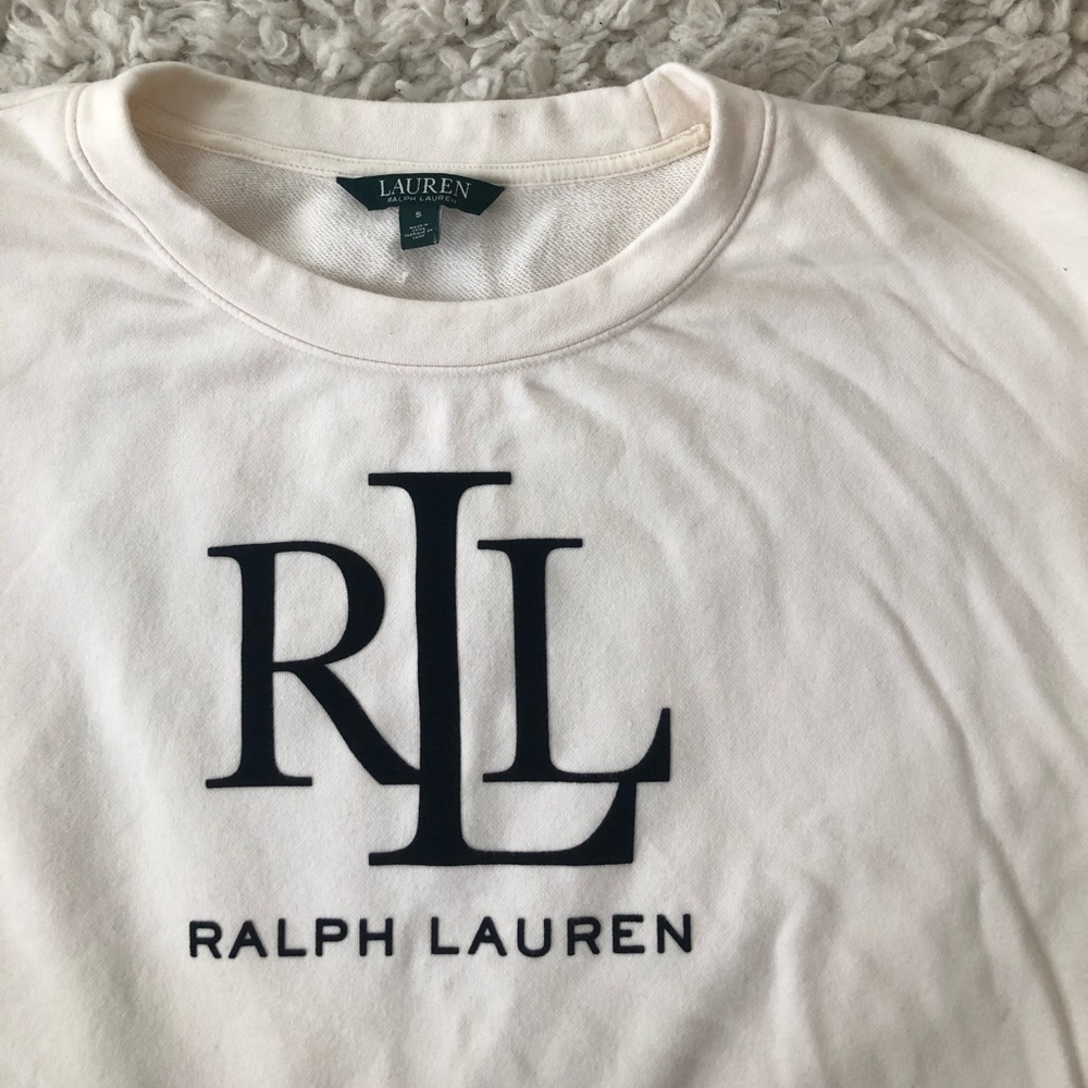 Ralph Lauren white sweater, never worn.